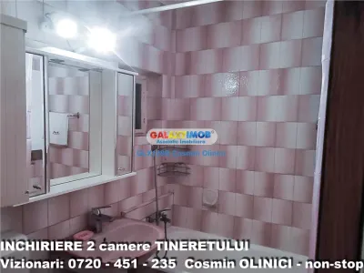 Inchiriere apartament 2 camere Tineretului langa parc mobilat utilat - foto 15