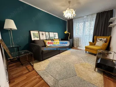 romancierilor | 2 camere 48mp chic | 1980 | AC balcon | parc metrou - Bucuresti