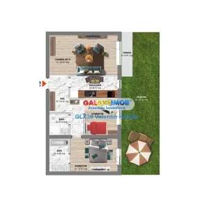 Vanzare 3 camere parter cu gradina bloc 2024 Baneasa Greenfield - foto 12