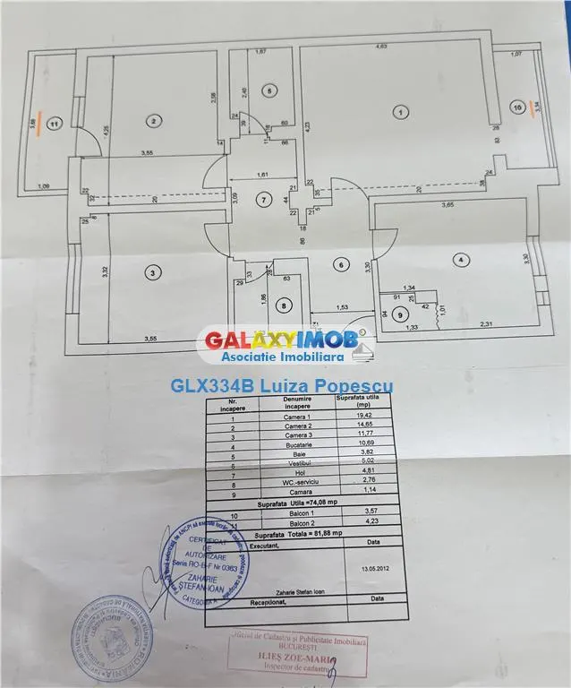 APARTAMENT deosebit RAHOVA-LIC BOLINTINEANU et 1/4, 82mp centrala - foto 9