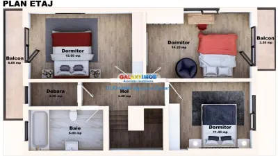 Casa Tip Duplex Izvor 250 mp Teren 110 mp Utili - foto 9