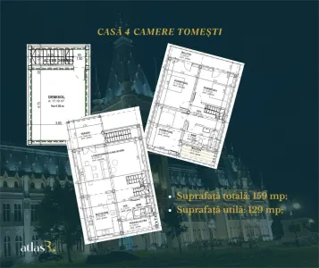Casa in Tomesti | 4 camere | 129 mp utili | Toate utilitatile - foto 11