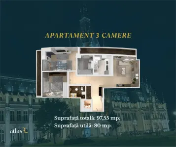 Apartament 3 camere | Intabulat | 88 mp | 154.039 euro - foto 10