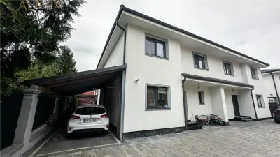Duplex Modern de 150mp utili, Teren 250mp, Foisor, Carport - Bistrita