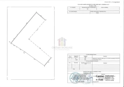 Ultracentral -Lic. Balcescu Teren intravilan  363 mp, 2 deschideri de 8m si 7 m, - Braila