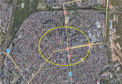 Teren+casa zona Pta Saraca 215 mp cu 7m deschidere - Braila