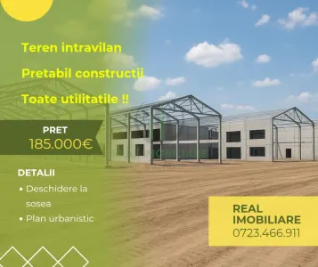 Teren comercial -pretabil constructii ! - Buzau