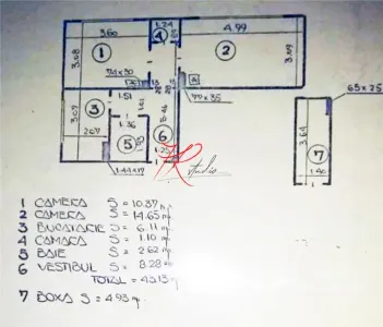 Vanzarea apartament 2 camere Floreasca, centrala proprie - Bucuresti