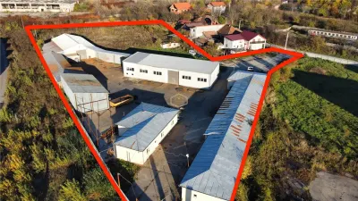 VIDEO | 14 Mai | Hale + Cladiri administrative | Teren intravilan - 9.727 mp | Productie, Sediu firma, Depozitare - foto 24