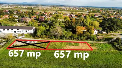 VIDEO | Teren intravilan - 657 mp | Micula, Satu Mare - foto 2