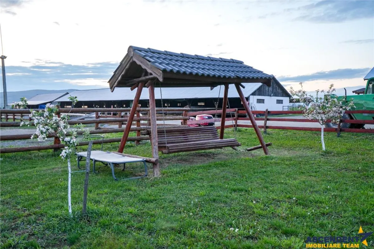 Ferma+Anexe specifice+ Constructie rezidentiala+222.000 mp domeniu - foto 3