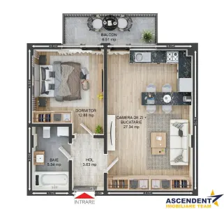 Apartament doua camere, Tractorul, Brasov - foto 7