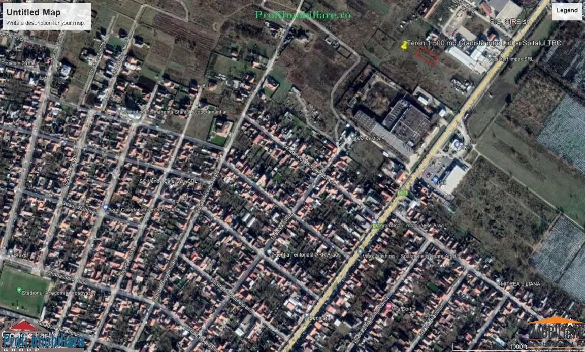 Teren 1.500mp zona Gradiste vizavi de Lidl partea cu Spitalul TBC - foto 2