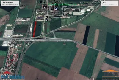 Teren 5.000 mp pt. diverse activitati cu acces din sosea strada Ovidiu in fata la CET Arad - foto 2