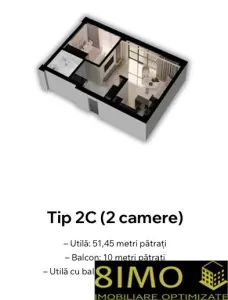 Apartamente 2 camere ultracentral Falticeni – Vesta Central Bloc 2 – de la 69.458 e + TVA - Falticeni