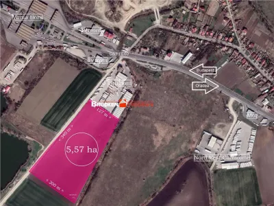TEREN INDUSTRIAL CU PUZ | 5,2 HA | BORS - ORADEA - Bors
