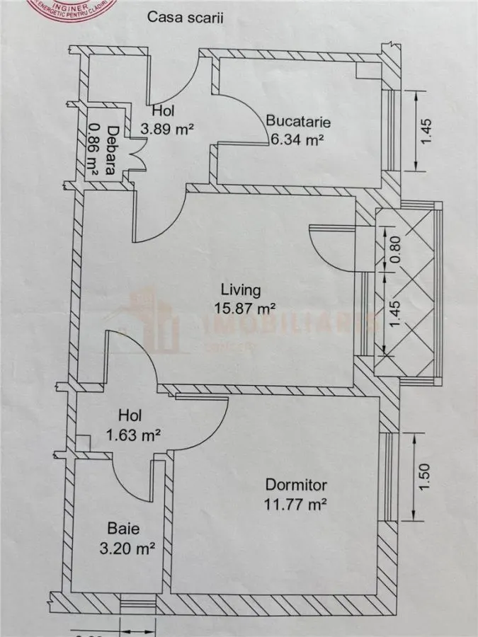 Apartament 2 camere cartierul Sasar - foto 9