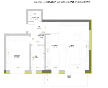 Apartament 2 camere Urban Plaza - foto 7