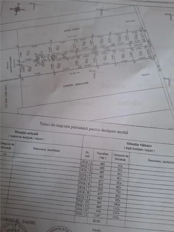 Vanzare teren intravilan costruibil | Corbeanca | Tamasi | loturi pentru constructie case | de la  485mp la 1100mp | certificat de urbanism | - foto 3