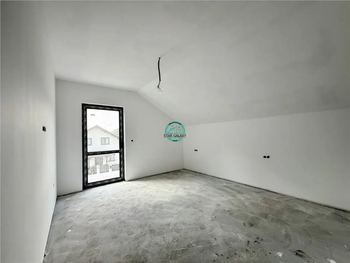Casa noua cu 5 camere de vanzare semifinisata, teren 500 mp in Corunca - foto 10