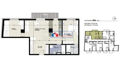 Apartament 3 camere, ansamblu rezidential nou, zona Marasti, strada Dorobantilor - foto 3
