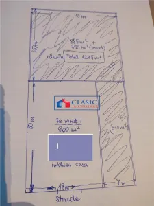 Vanzare teren 900 mp si front 18 ml in Buna Ziua-  zona Restaurant Da Vinci - Cluj-Napoca