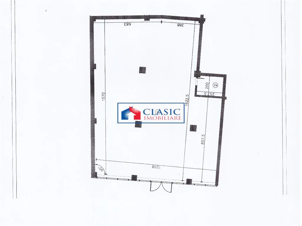 Vanzare Spatiu comercial 189 mp Dambul Rotund- Fabrica de Sport - foto 1