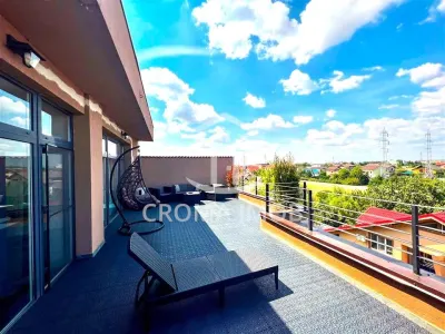 Inchiriere apartament 2 camere, terasa 40mp, zona Nord, Cartier Albert - foto 10
