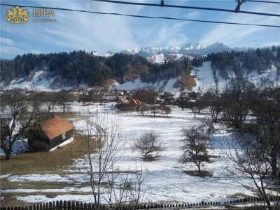 Teren cu vedere spectaculoasa, pretabil pensiune. Moeciu. - Moieciu de Jos