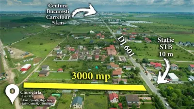 Teren 1500mp in Ciorogarla (posibilitate extindere) - foto 3