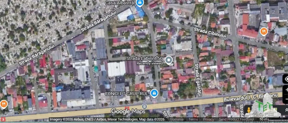 Teren cu fundatie Intravilan - Constanta Central - foto 3