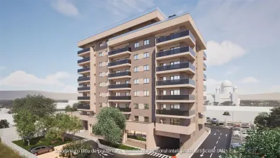Teren de vanzare cu autorizatie de constructie si proiect P+8 - Bacau
