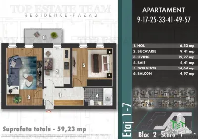 Reducere! Apartament spatios 2 camere bloc nou langa parc, zona Berceni - Bucuresti