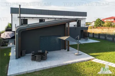 Casa moderna in Corbeanca cu 5 dormitoare si instalatia pentru piscina pregatita - foto 6
