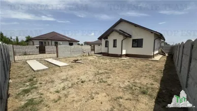 Casa individuala 3 camere pe parter, cu toate utilitatile si 300 mp de teren in Clinceni,, posibilitate rate la dezvoltator pentru 10 ani - foto 3