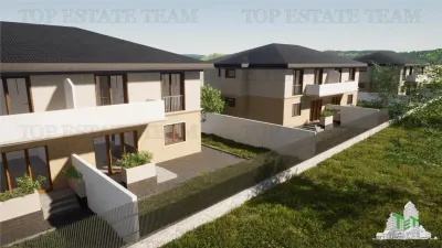 De vanzare casa tip duplex, 5 camere, curte 200mp - foto 3
