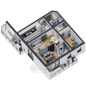 Apartament 3 camere, 81.45 mp – Galata 0% comision - Iasi