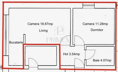 Ultracentral, apartament 2 camere, centrala proprie, clima - foto 7