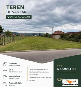 Teren Intravilan De Vanzare Barabant - Alba Iulia