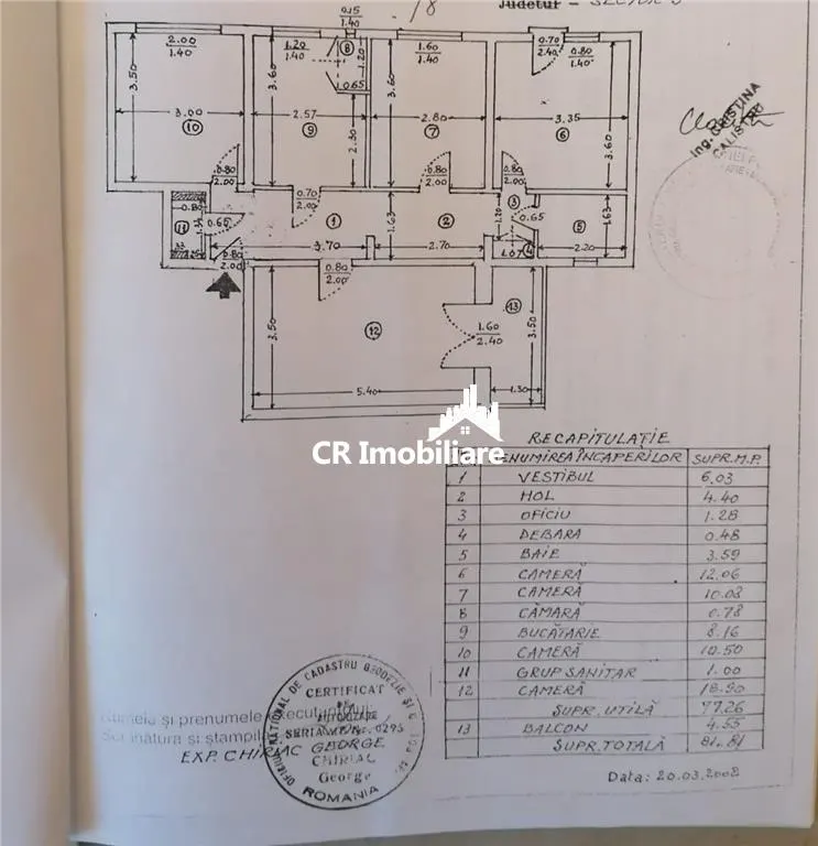 Apartament 4 camere Titan Parc Tip H - foto 1