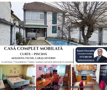 Casa cu teren 315 mp – Moldova Veche, jud. CS - Moldova Noua