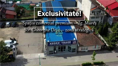 VAND SPATIU COMERCIAL PE STR. GH. DOJA, IDEAL PT. SHOWROOM, SUPERMARKET, CONSTRUCTIE BLOCURI - Targu Mures
