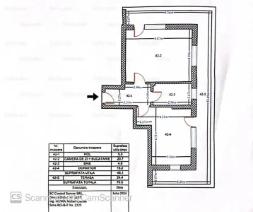 Apartament 2 camere | Titan Trapezului | 70,5 mp | bloc 2020 | - foto 15