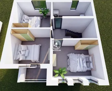 Case insiruite , 4 camere , P+1E - central in Valea Lupului - foto 12