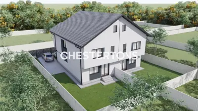 Vila individuala cuplata, in complex rezidential modern, cu 4 camere, cu toate utilitatile si finisaje premium,  Prelungirea Ghencea/Bragadiu - foto 5