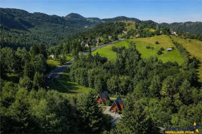 Eleganta,echipata casa A Frame,1.200 mp teren,deschidere Piatra Craiului,Moieciu, Brasov - foto 6