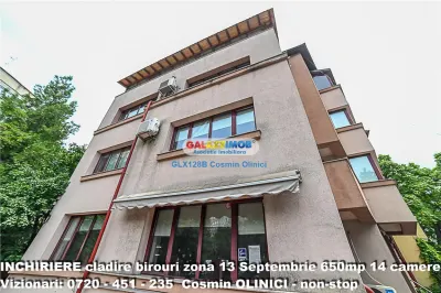 Spatii birouri de inchiriat zona 13 Septembrie I S+P+3 I 650 util - foto 19
