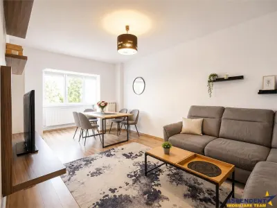 Apartament de 3 camere mobilat si utilat modern, structura decomandata - Brasov