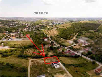RECO Teren intravilan cu utilitati, dublu front Saldabagiu de Munte - foto 3