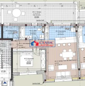 Vanzare apartament 3 camere bloc nou zona Piata 14 Iulie Grigorescu, Cluj-Napoca - Cluj-Napoca
